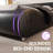 Low Profile Sleigh Bed With Adjustable Headboard-1610449048-1610449049