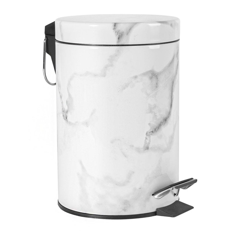 Steel Step On Kitchen Trash Can - 3L