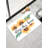Charming Sunflower Frame Design Bath Mat, 36 X 24