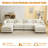 Chenille Upholstered Sectional Sofa Couch with Ottoman-1231941014-1219246341