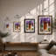Wisteria Doorway Coastal - Framed Print-2042994820-2042994817