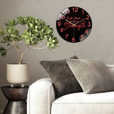 Horloge murale 12 po