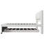 Lit plateforme double en tissu d'ameublement en lin avec lit gigogne-1739313881
