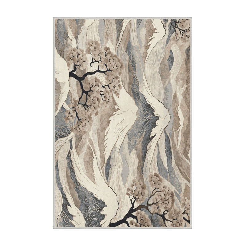 Petal Crest Rug, Rectangle 8' x 10'