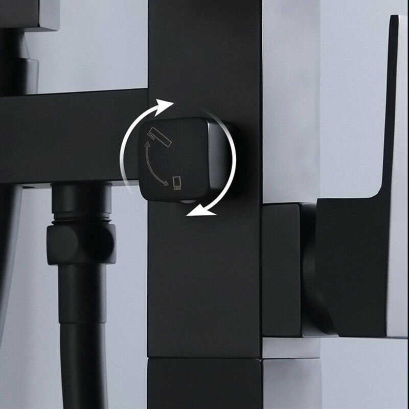Pallesen Floor Waterfall Faucet Bath Filler with Diverter