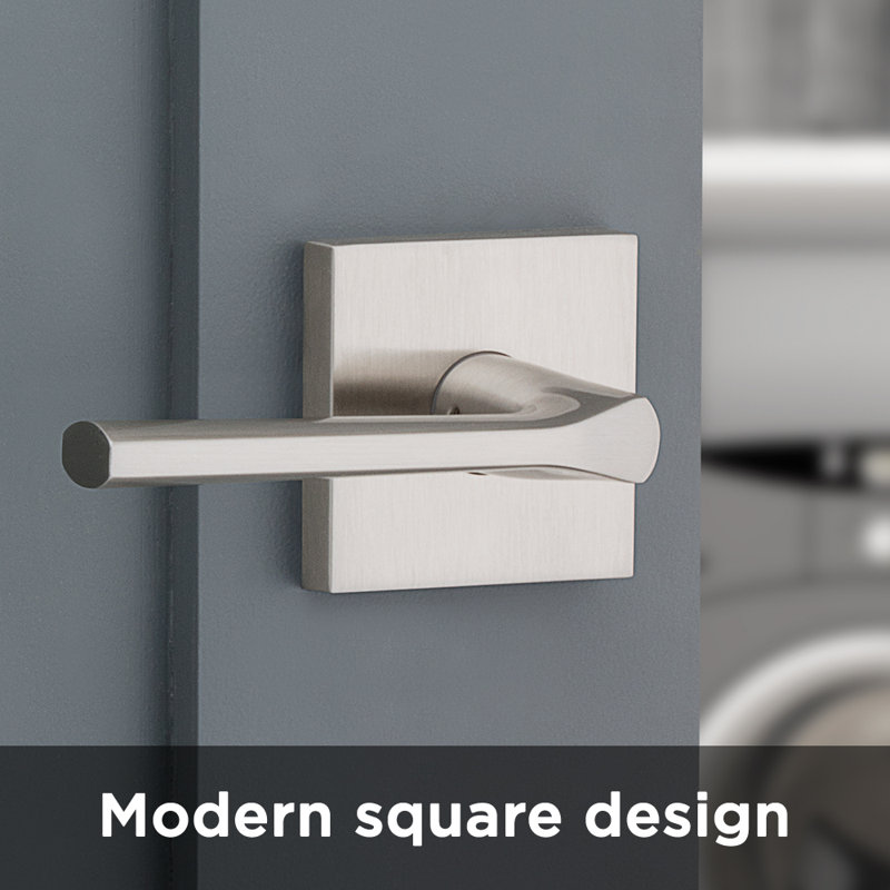Lisbon Passage Door Lever, Satin Nickel