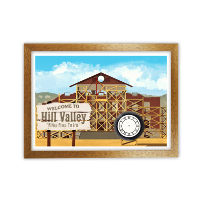 Hill Valley 1885 1 Piece Wall Art