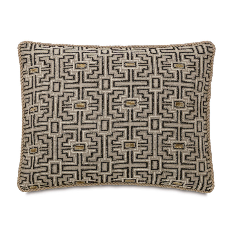Naya Beige Cotton Blend Eclectic Duvet Cover Set, King Duvet Cover + 6 Additional Pieces