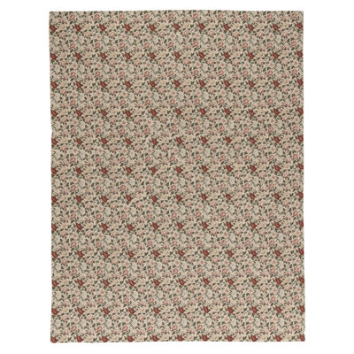 One-of-a-Kind High-Quality Hand-Knotted Gray/Red Area Rug