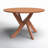 Anniqua Round Solid Wood Dining Table-1786730121