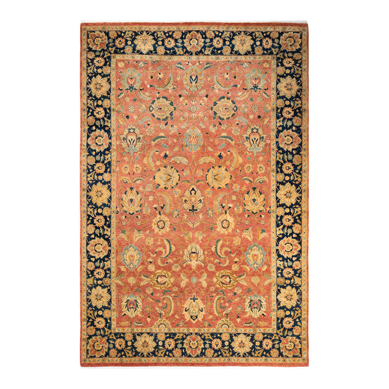 Classic One-of-a-Kind 6' 1" X 9' 2" Hand Knotted Area Rug