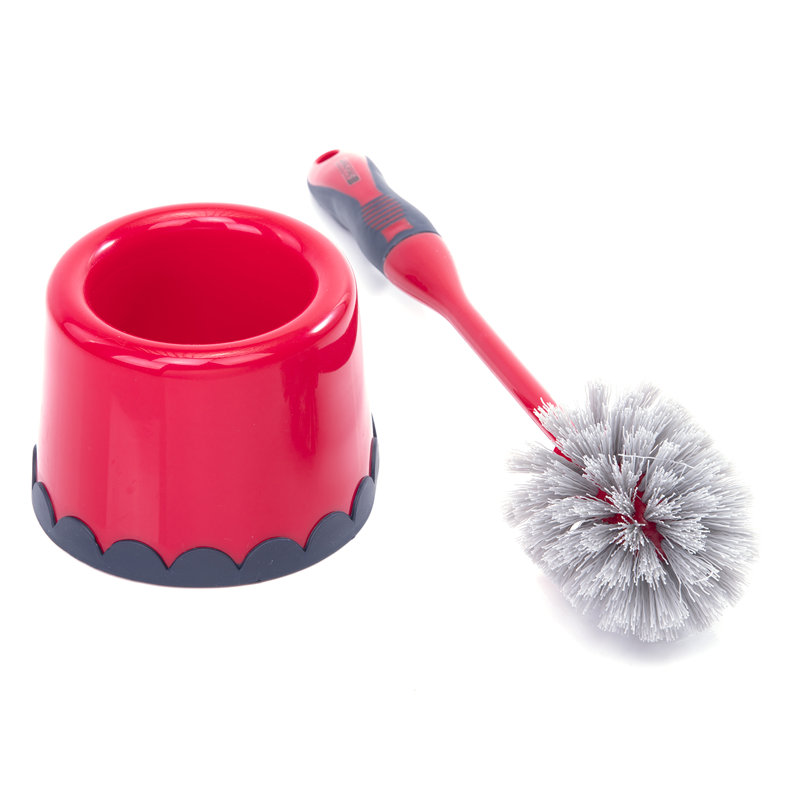 Free-Standing Toilet Brush and Holder