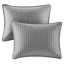 Courtepointe grise - microfibre douce, rembourrée de coton, réversible pour le tissu en microfibre d'été et par temps froid, réversible, revêtement microbien (Note: Bien que le produit ait un traitement, l'utilisation-120945424-120945423