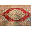Tapis rétro rétro rouge Anatolian idéal pour une ambiance de salon confortable et chaleureuse