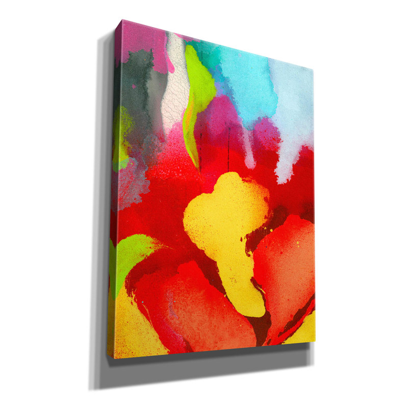 " Wild Blossom " by Wyanne, 54" H x 40" W x 1.5" D