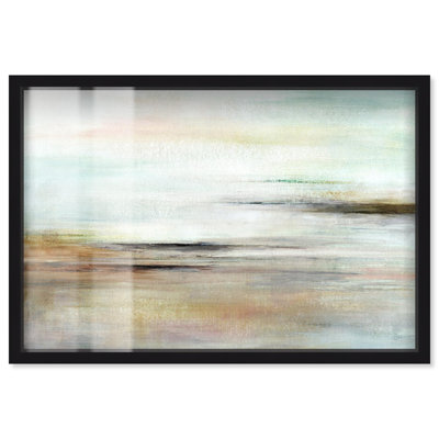«Seaside Beauty Shadowbox», impression minimaliste par Art Remedy