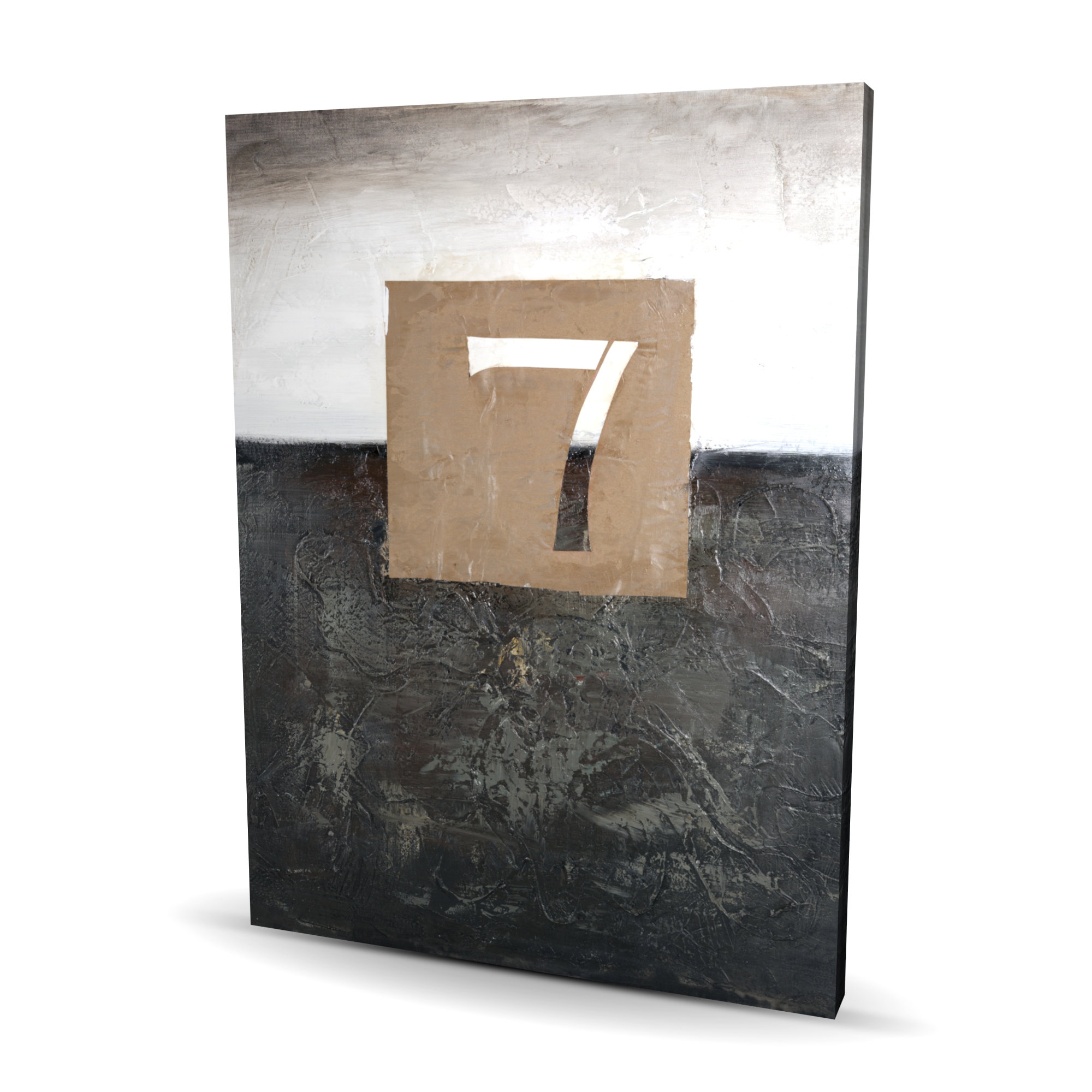 Begin Edition International Inc. Seven - Shapes Typo & Symbols Canvas ...