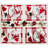 Very Merry Plaid - 100% Pure Linen Christmas Dinner Napkins-105847008