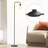 Crimley 64.5" Industrial Standing Arched Floor Lamp and Bulb Included-467890765
