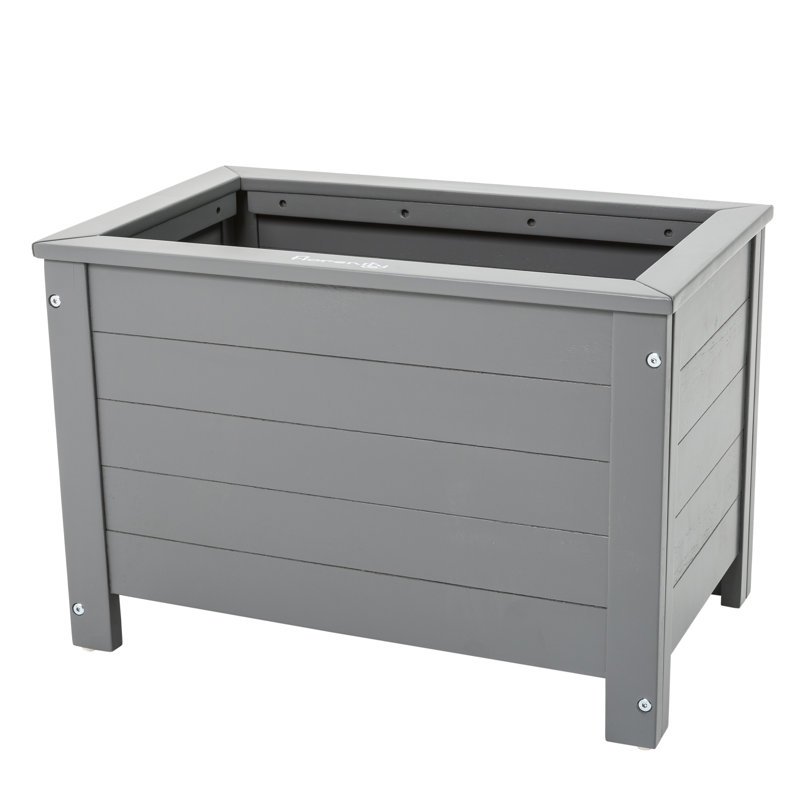 Osier Wood Planter Box, Grey