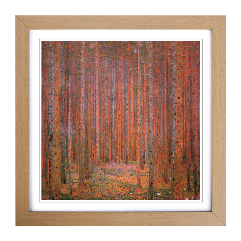 Gustav Klimt - Single Picture Frame Painting, Oak