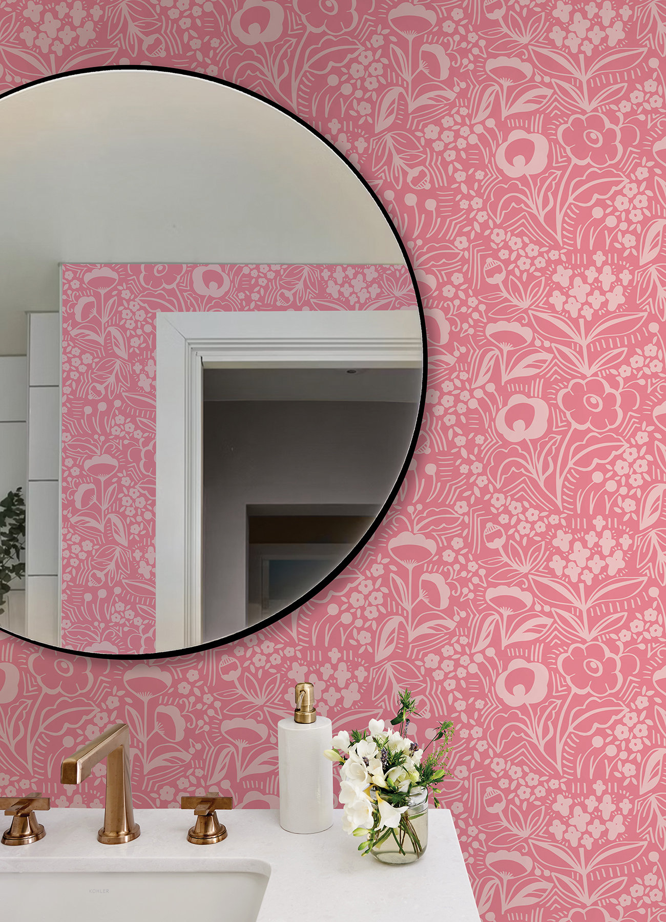 Red Barrel Studio Jeani Light Brown Peel and Stick Wallpaper - Wayfair ...