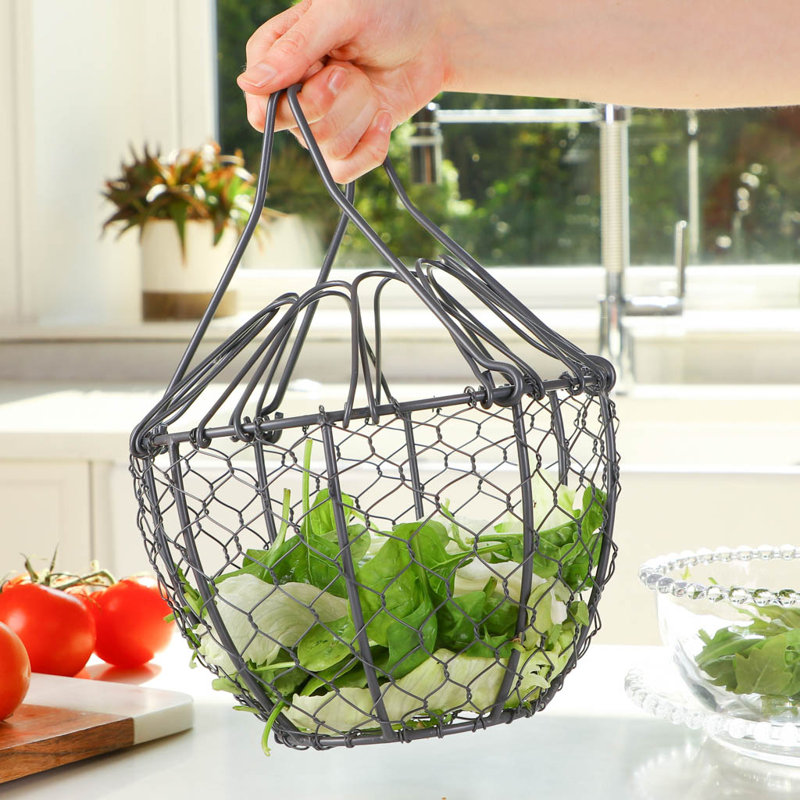 Rebrilliant Hiott Stainless Steel Salad Spinner