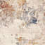 Tapis bleu marine / rouille à motif abstrait Chizoba-1375828452