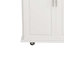 Chariot d'îlot de cuisine polyvalent avec armoire à 2 portes, trois tiroirs et bureau extensible pour un rangement et une mobilité accrus