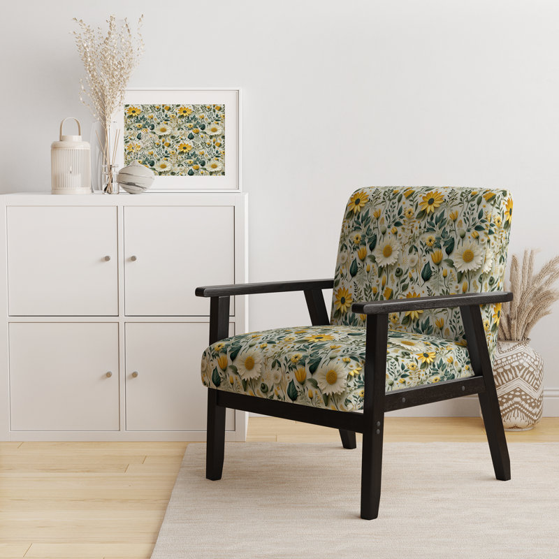 Fauteuil Boho Botanicals Boho Greens I - rembourré Hygge & Scandinavian
