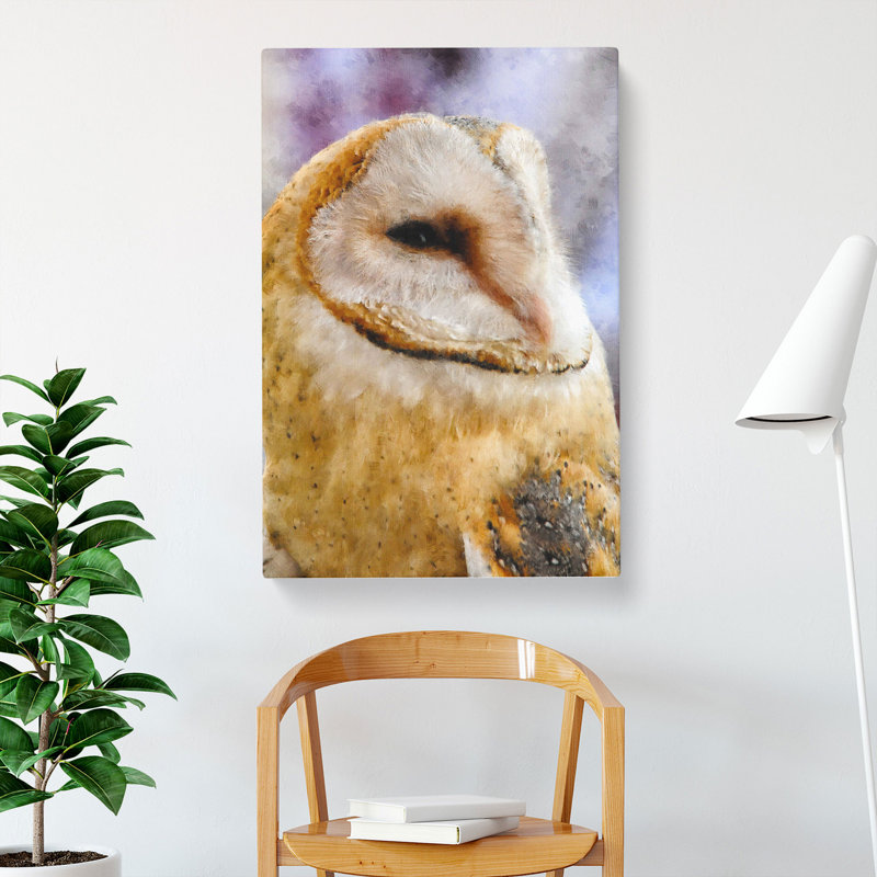 Barn Owl Vol.4 - Wrapped Canvas Print, 50cm H x 35cm W x 3cm D