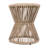 Nara Outdoor Side Table Acacia Wood & Woven Rope-467199909-467199064