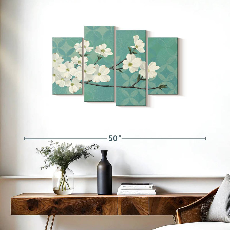 Harnek Dogwood Blossoms, H 22 po x l 36 po