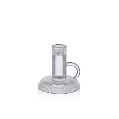 Glass Tabletop Candlestick