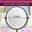 Miroir de plancher rond en métal Dillwyn-1303316245