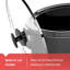 BLACK+DECKER 7-Quart Slow Cooker, SCD4007, Chalkboard Exterior, Locking Lid, 3 Heat Settings, Removable Stoneware Crock