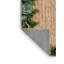 Tapis botanique brun lavable à la machine-1722405012
