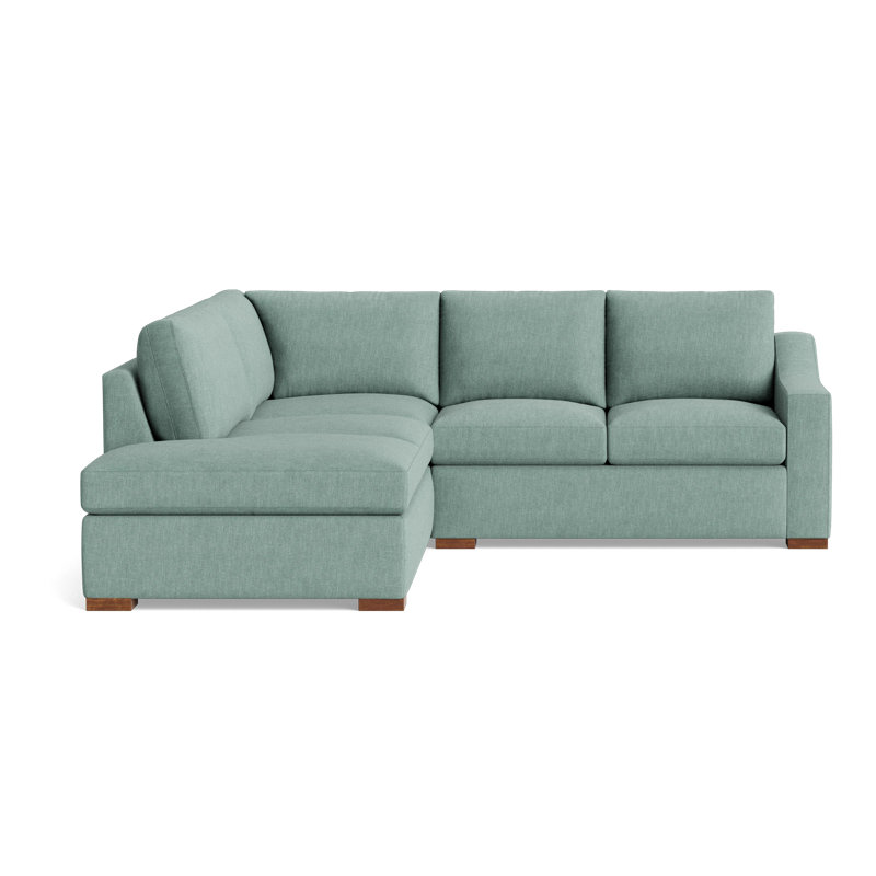 Lucca Sectional, Left Hand Facing, Performance Weave - Spa