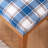Entryway Upholstered Bench 52.8'' With Solid Wooden Legs, Blue Gingham Linen Shoe Bench Easy To Assemble-403334181