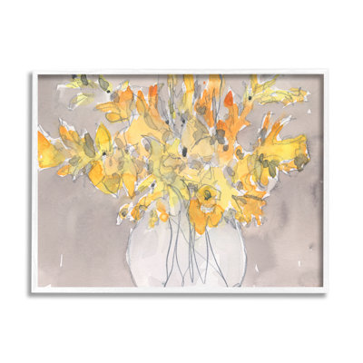 Fleurs de pétales jaunes modernes