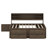 Full Size Wood Daybed with 2 Bedside Cabinets, Upper Shelves and 4 Drawers-96158819