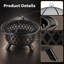 Round Charcoal and Wood Burning Fire Pit