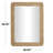 Jute Rope Handmade Rope Brown Wall Mirror