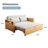 70.8"Queen cushion Convertible Sofa sleeper with Pillows,Sectional Sleeper  with Reversible Chaise,Solidwood  3 in 1 Pull Out Couch Bed for Living Room,Apartment-1653145135-1653145126-1653145130