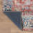 Alice Machine Washable Oriental Flatweave Performance Red/Blue/Ivory Multi Area Rug-808646802