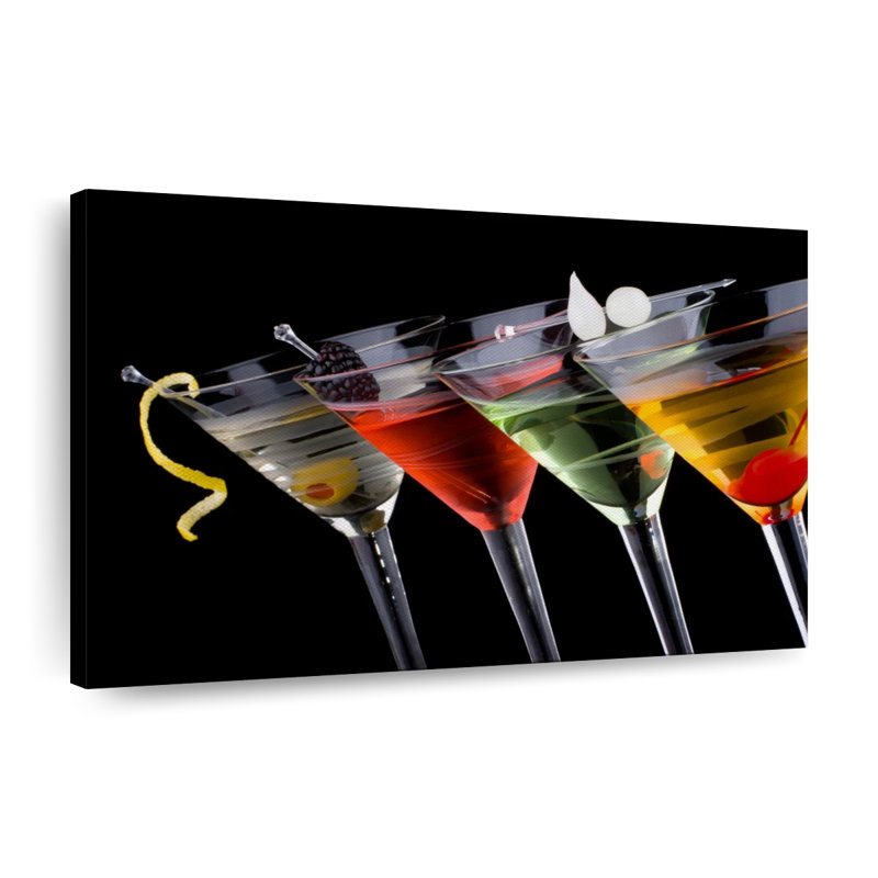 Impression sur toile Martini Fusion Cocktail, L 24 po x H 36 po