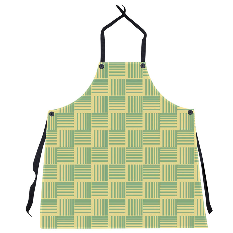 Jaya Bib Apron, Yellow/Green