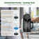Countertop Reverse Osmosis Water Filtration System Portable RO Water Filters Purifier with 5 Stage Filtration, 3:1 Pure to Drain, TDS Monitor, Faster Delivery Flow, Plug and Use