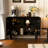 Aastha Vintage Solid Wood Entryway Storage Cabinet