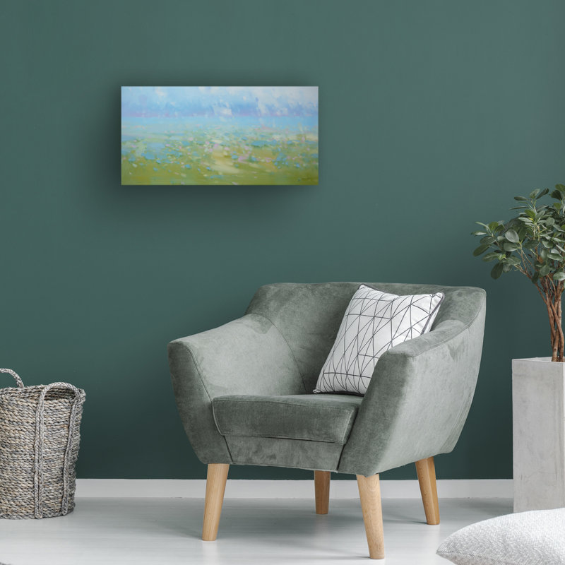 Art sur toile «bol Vahe Yeremyan Blossom Field», H 16 po x l 32 po